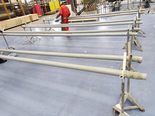 2mm CLB厚さの灰色DIN FRPガラス繊維管 建築用
