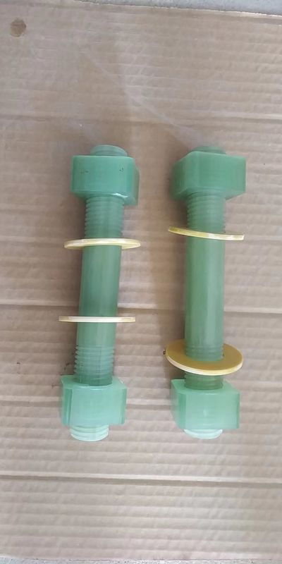 エポキシFRPボルト 電気隔熱と腐食耐性のためのナッツ